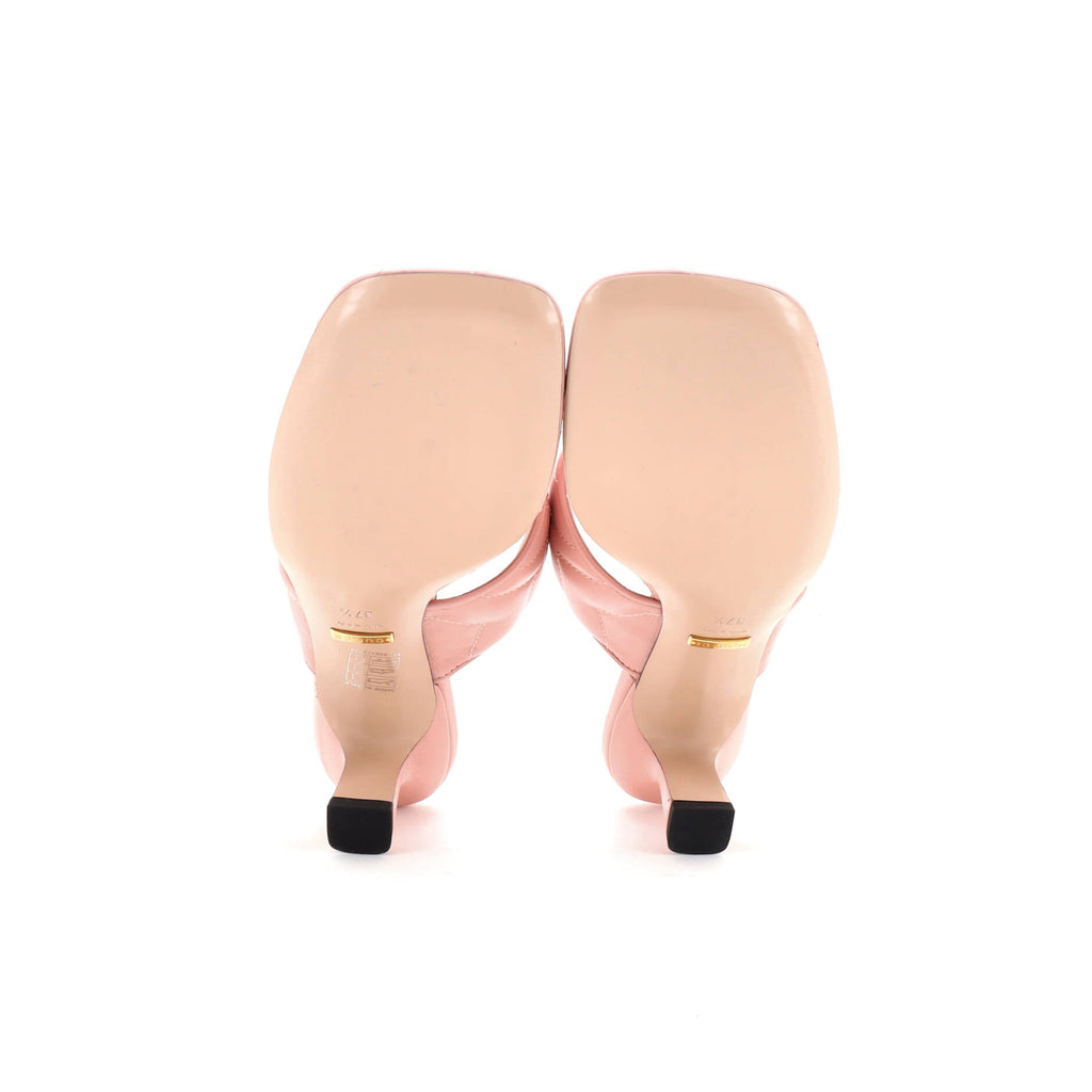 Women's Marmont Thong Heeled Sandals Matelasse Leather