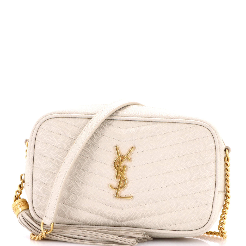 Lou Camera Bag Matelasse Chevron Leather Mini