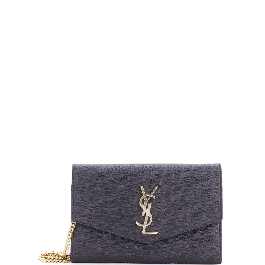 Uptown Chain Wallet Leather