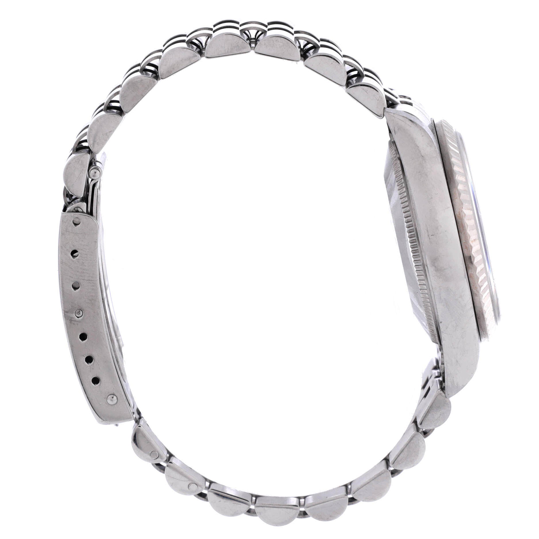 Oyster Perpetual Datejust Automatic Watch Stainless Steel and White Gold with Diamond Markers 31