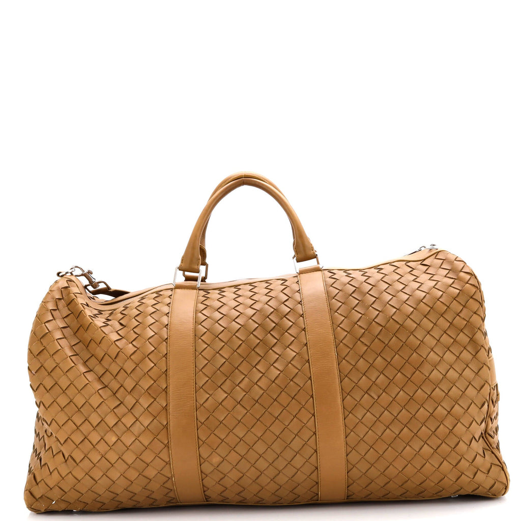 Classic Duffle Bag Intrecciato Leather Large