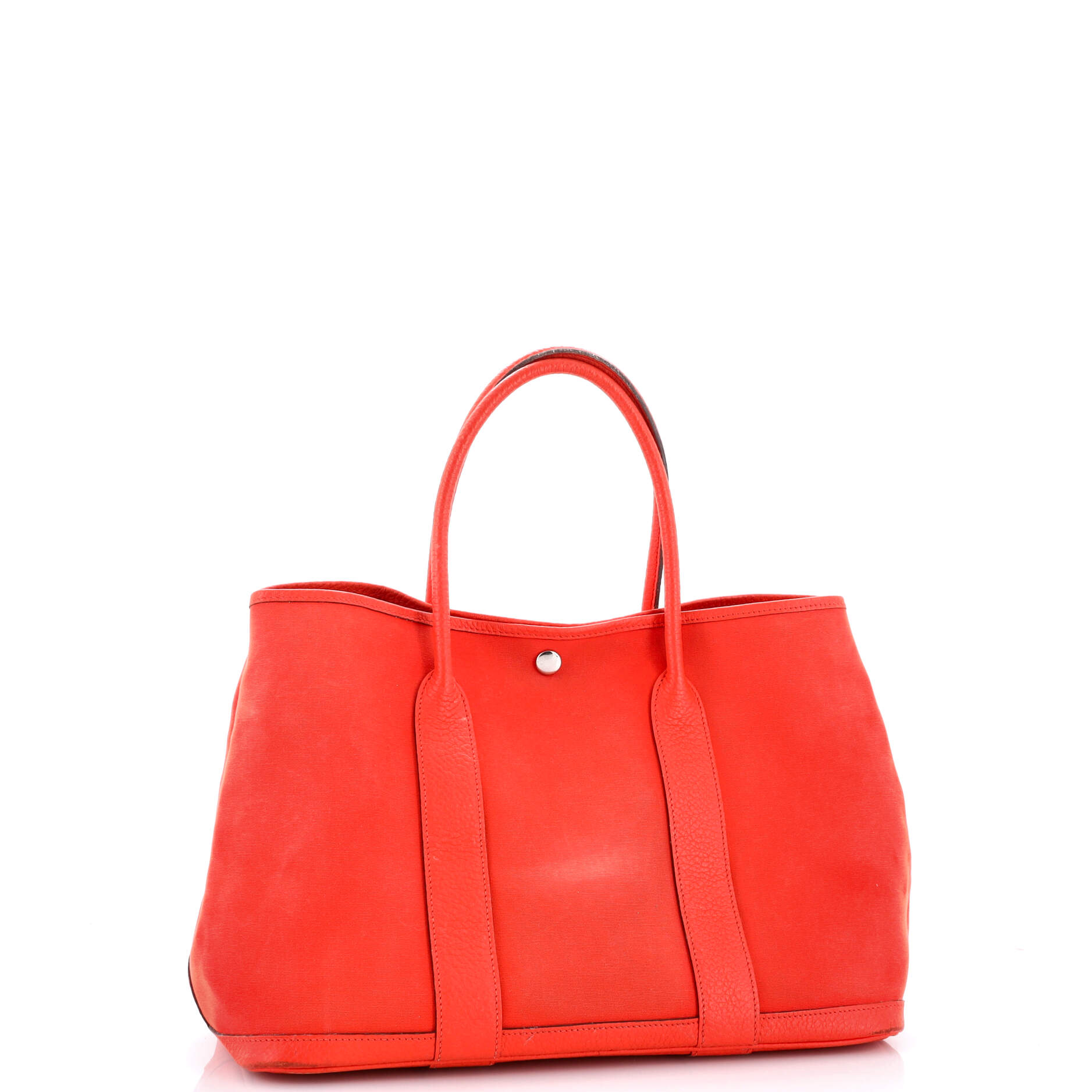 Garden Party Tote Toile and Leather 36