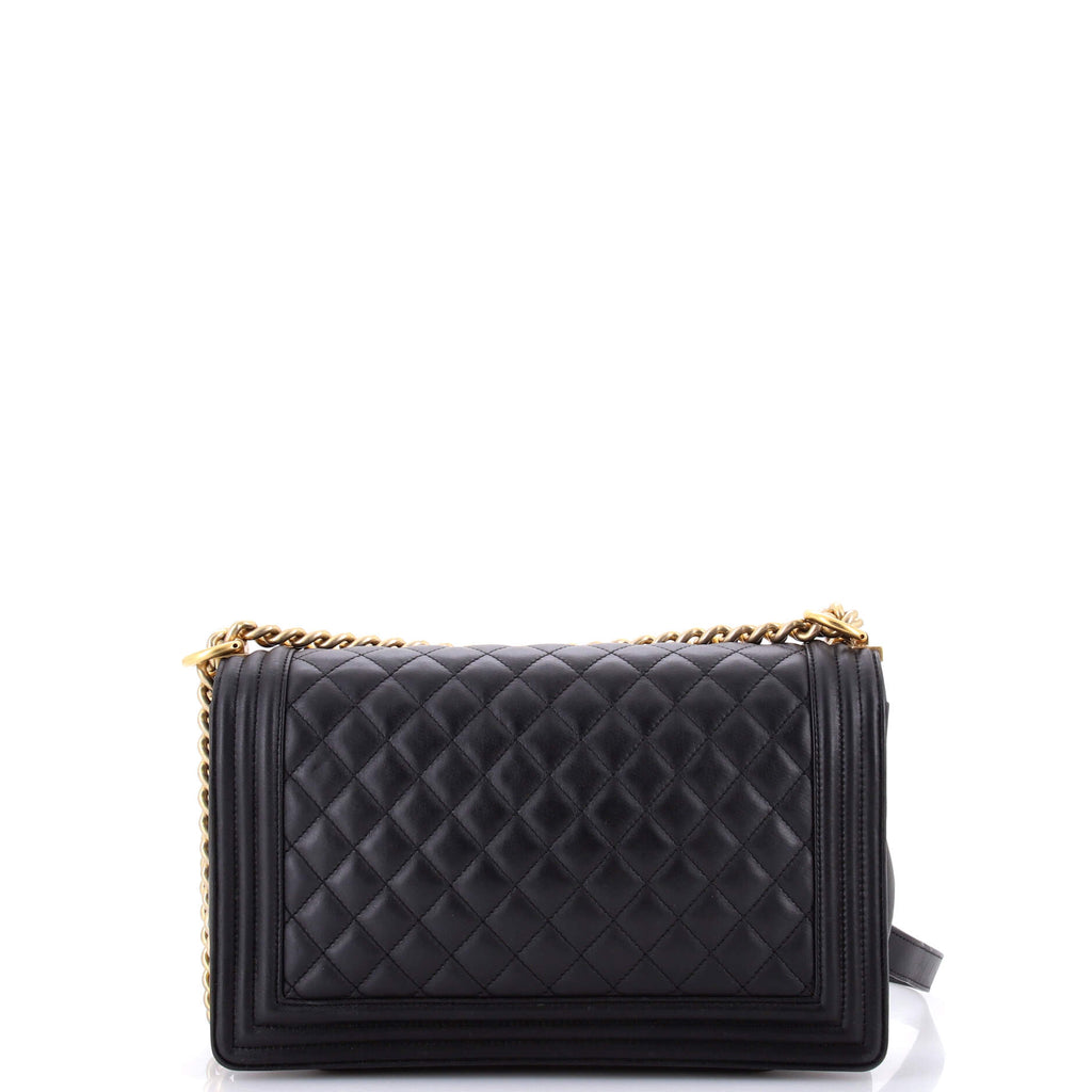 Boy Flap Bag Quilted Calfskin New Medium