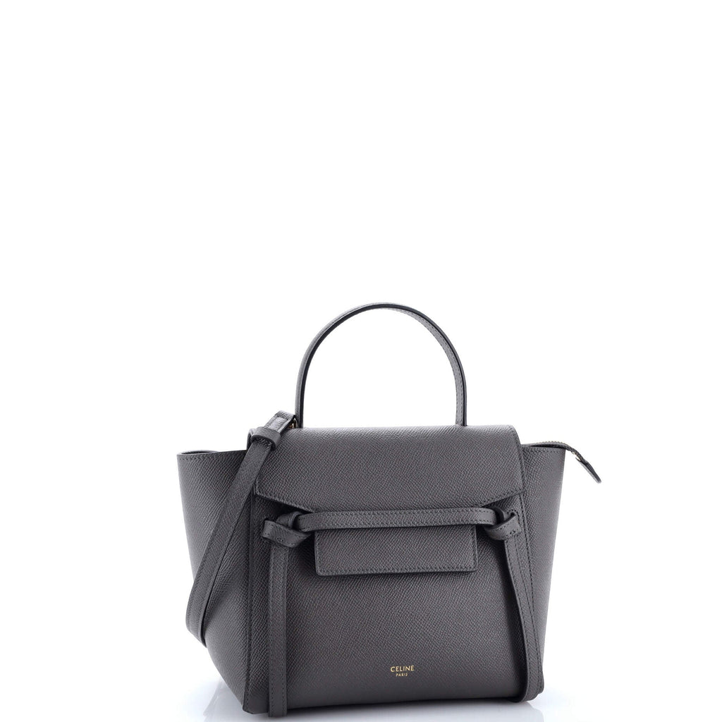 Belt Bag Textured Leather Nano