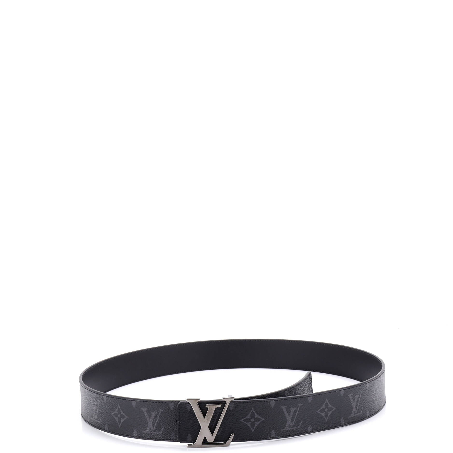 LV Initiales Reversible Belt Monogram Canvas and Leather Medium