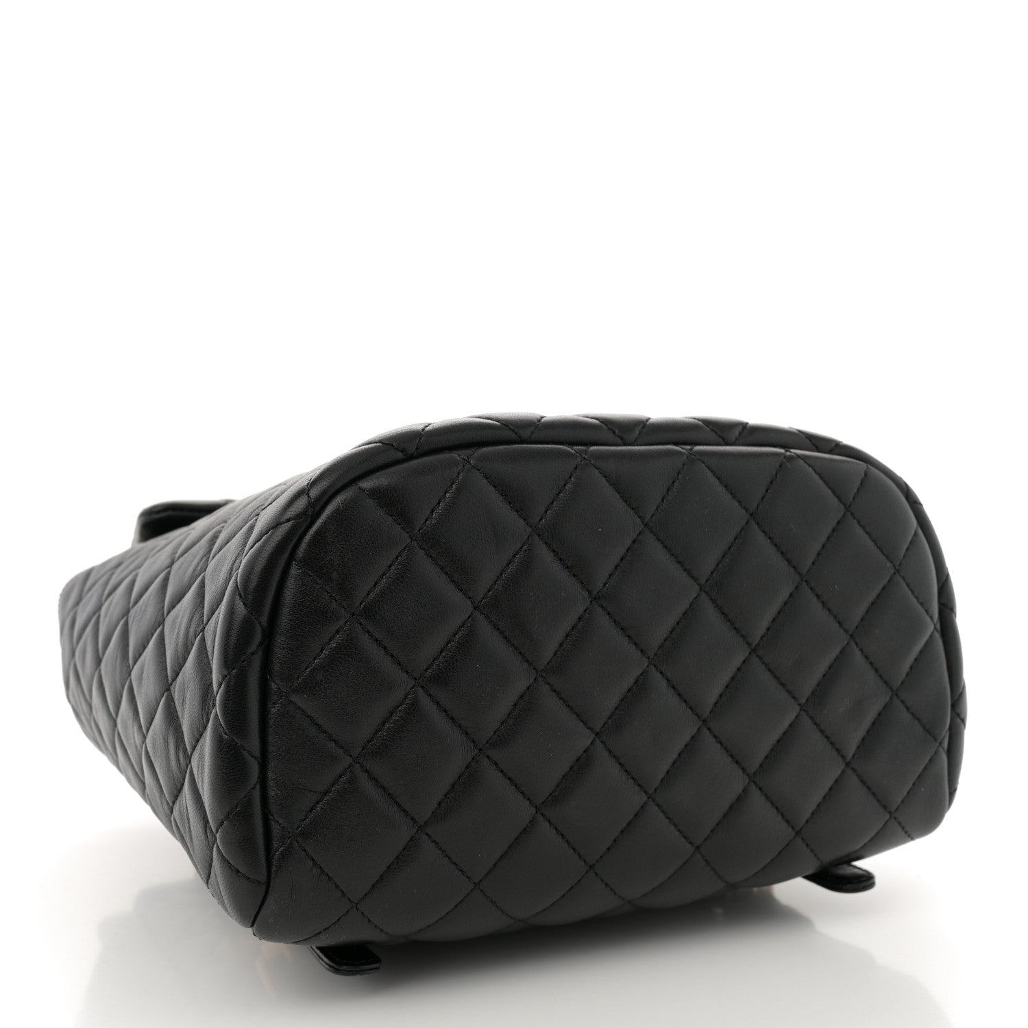 Lambskin Quilted Small Urban Spirit Backpack Black