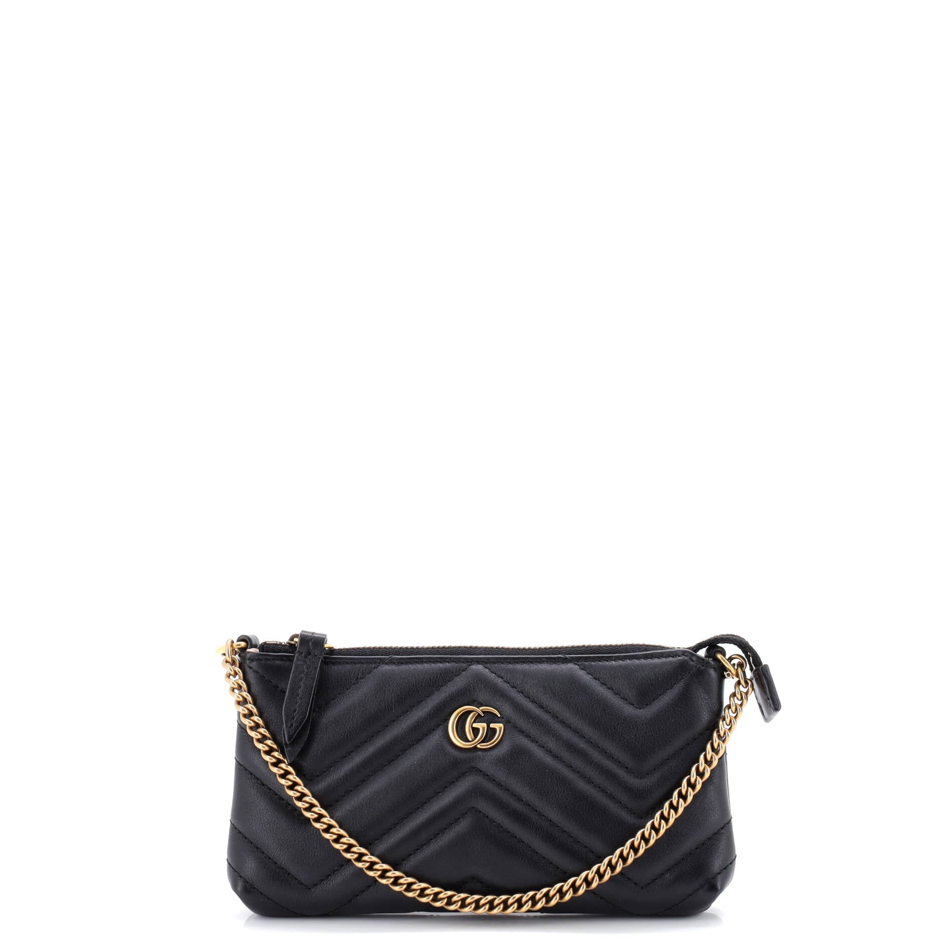 GG Marmont Chain Shoulder Bag Matelasse Leather Mini