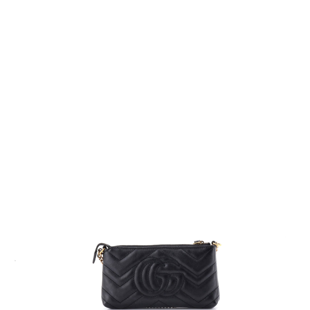 GG Marmont Chain Shoulder Bag Matelasse Leather Mini