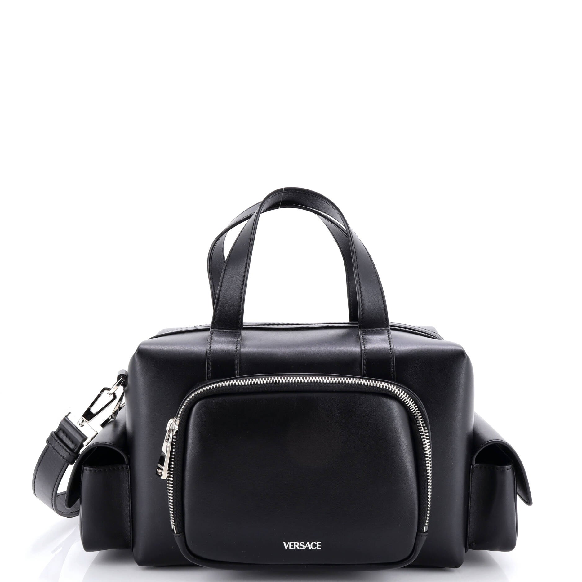 Cargo Boston Duffle Bag Leather Small
