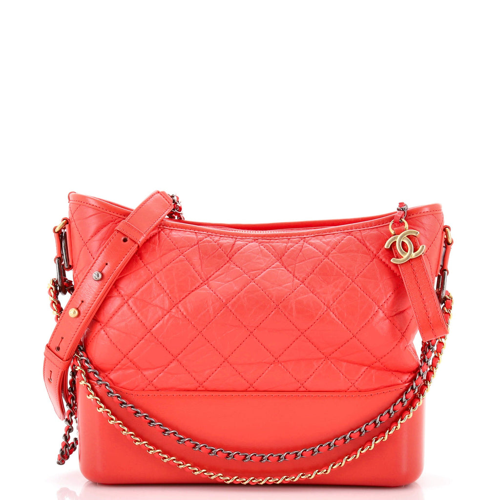 Gabrielle Hobo Quilted Aged Calfskin Medium