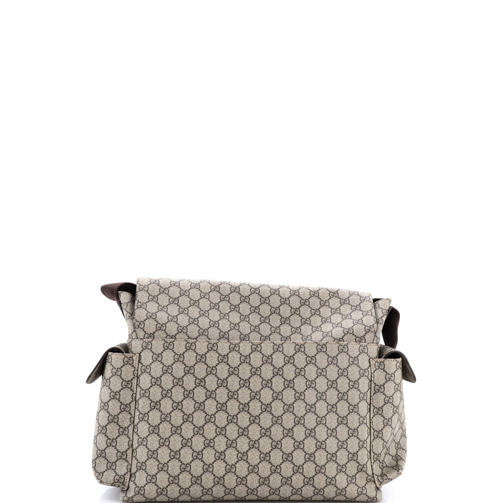 Diaper Bag GG Coated Canvas