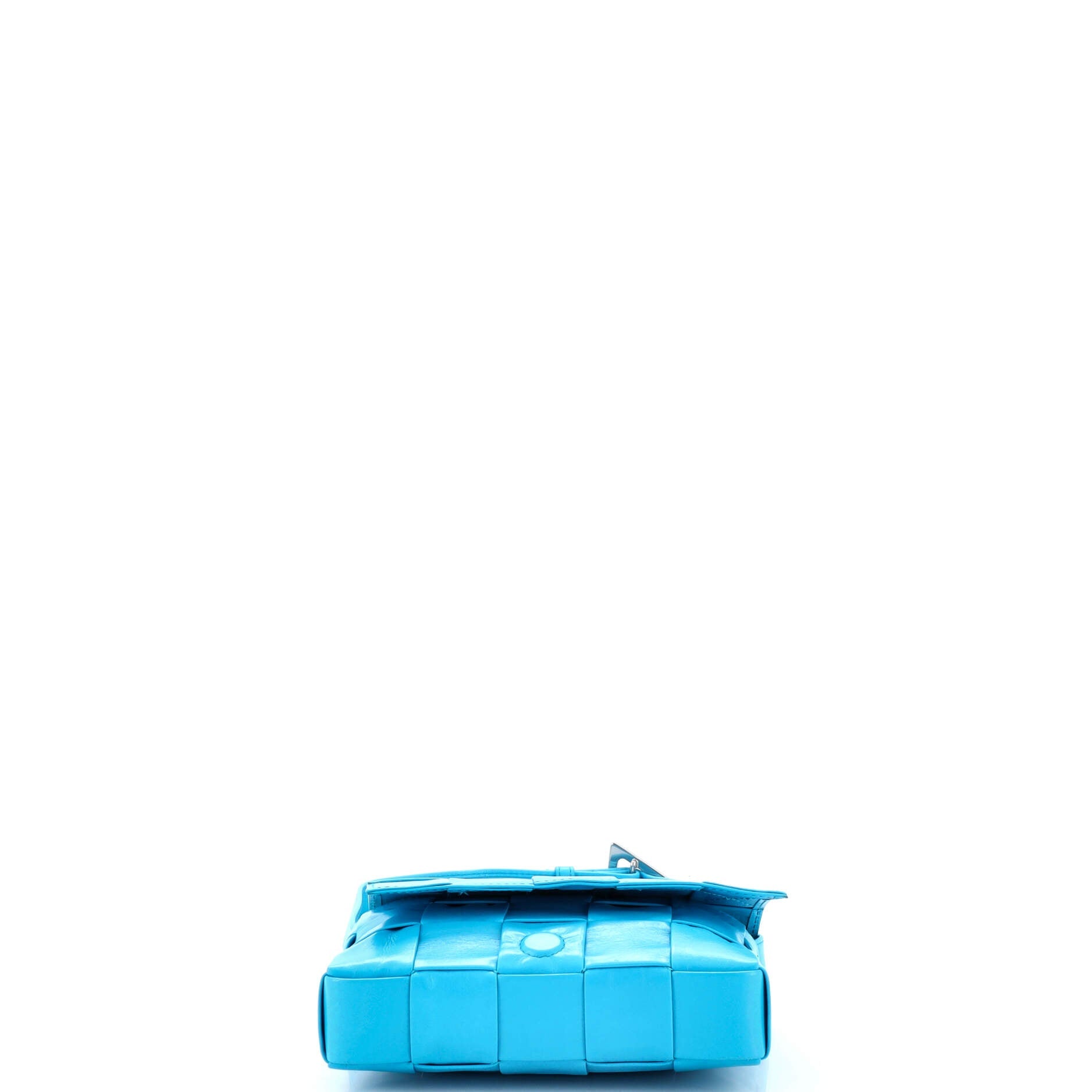 Cassette Crossbody Bag Maxi Intrecciato Leather Small