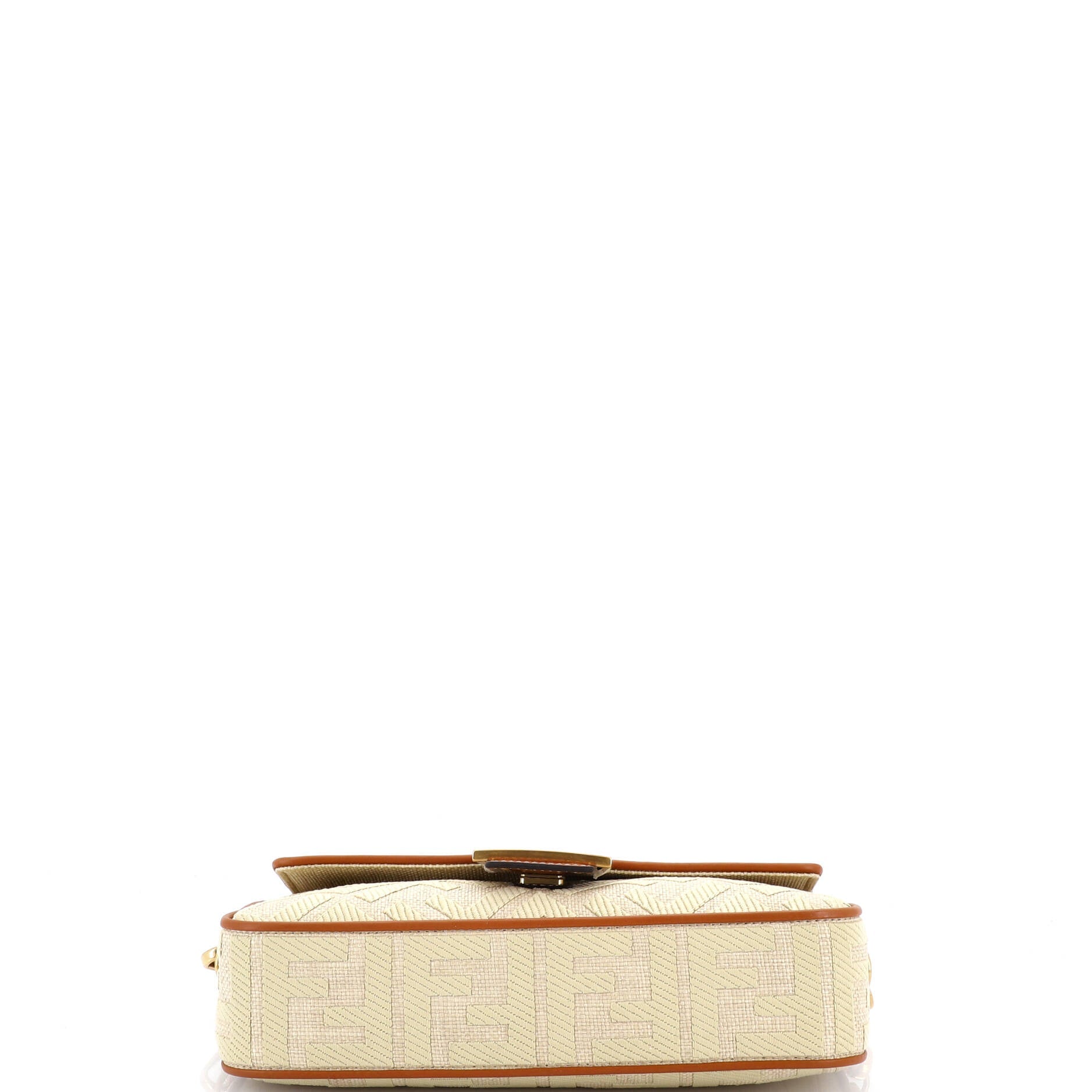 Baguette NM Bag Zucca Embroidered Raffia Medium