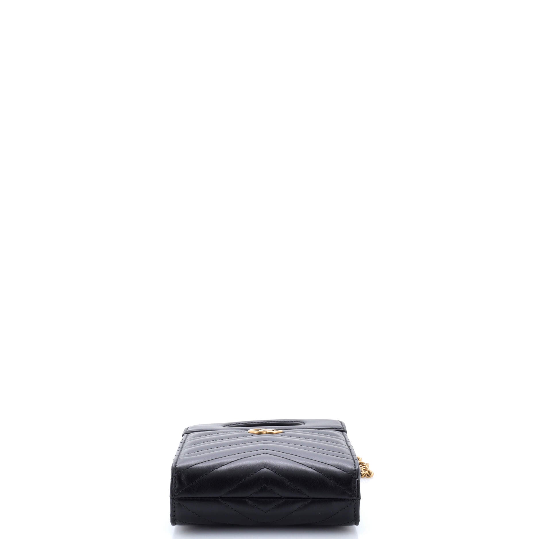 GG Marmont Top Handle Convertible Chain Tote Matelasse Leather Mini