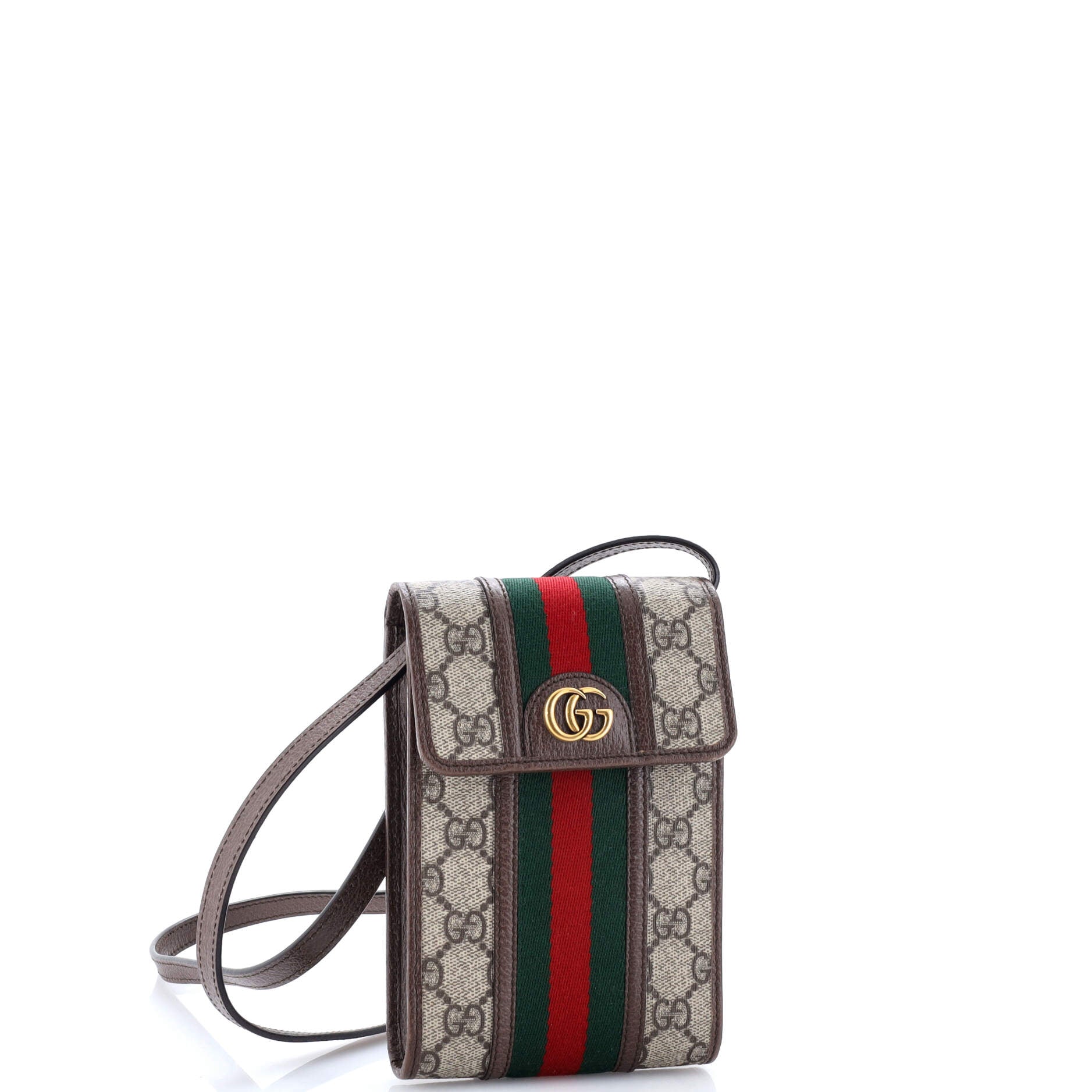 Ophidia Vertical Flap Crossbody Bag GG Coated Canvas Mini