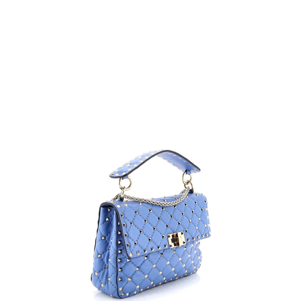 Rockstud Spike Flap Bag Quilted Leather Medium