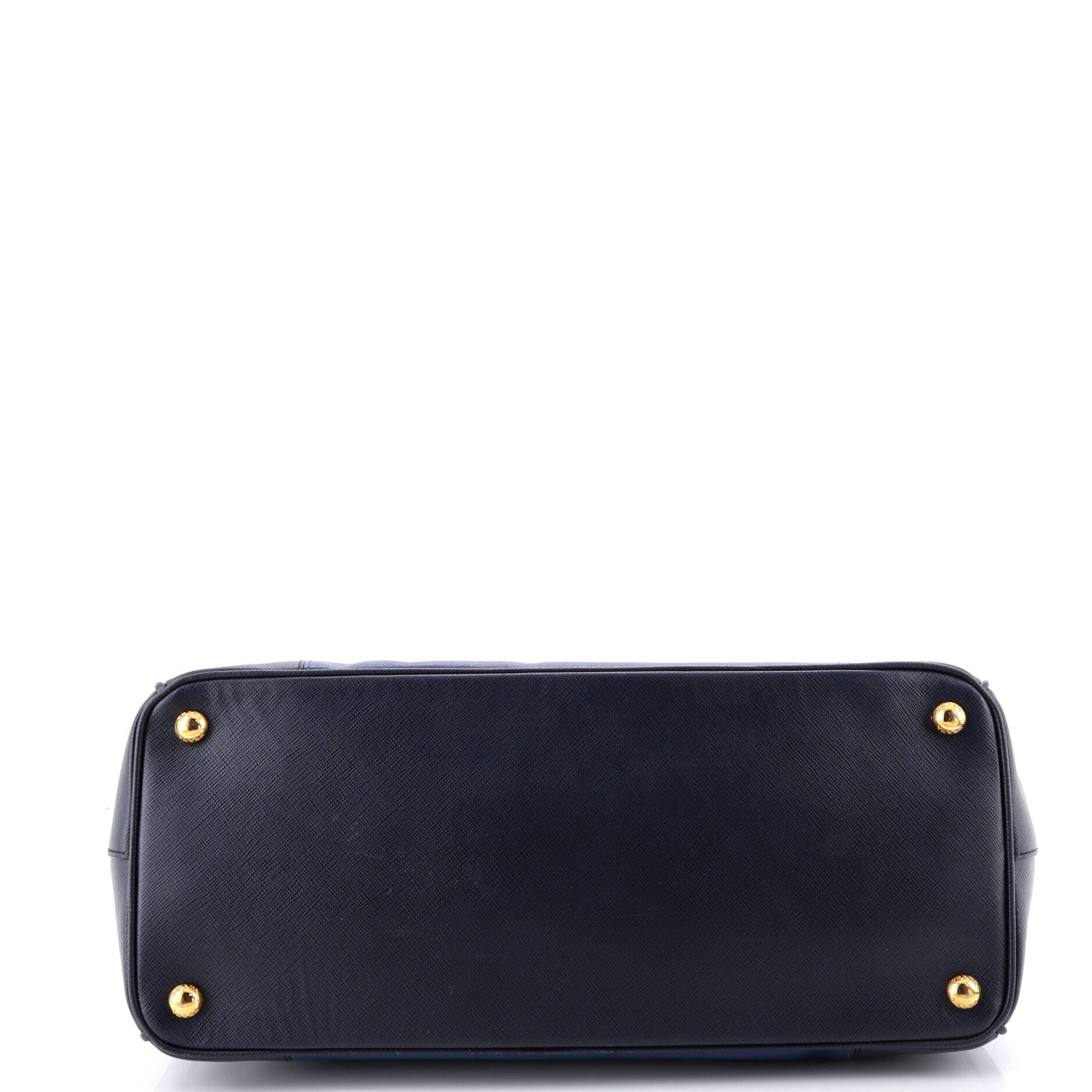 Bicolor Double Zip Lux Tote Saffiano Leather Medium