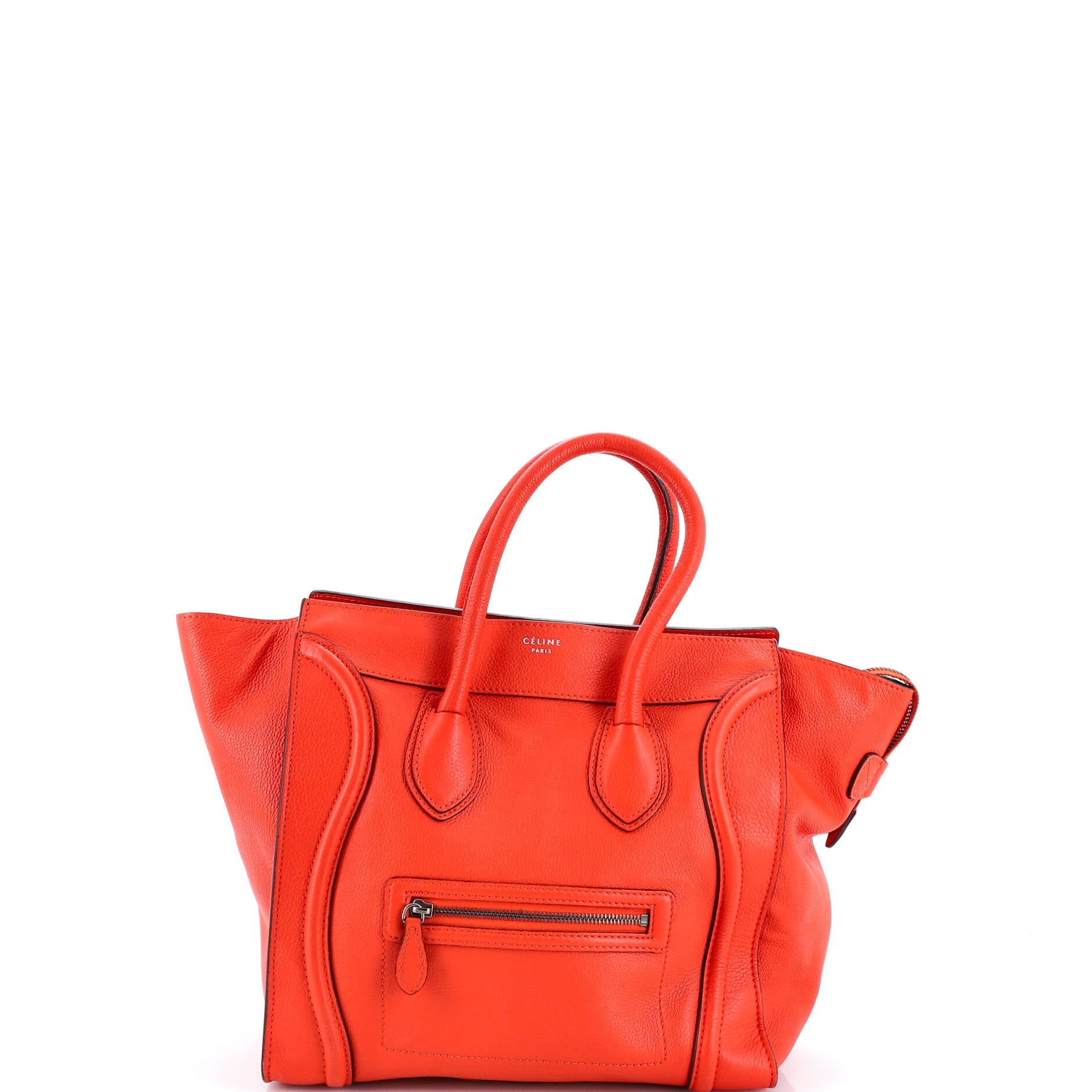 Luggage Bag Grainy Leather Mini