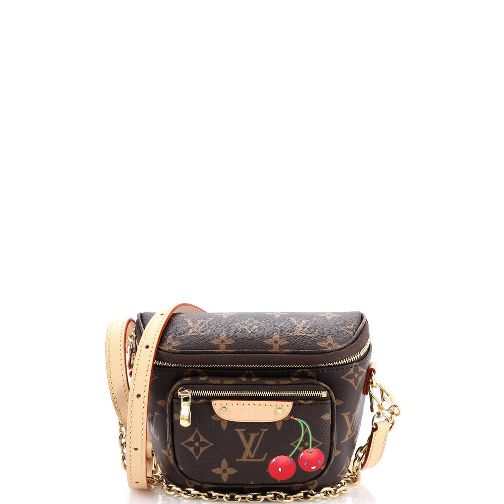 x Takashi Murakami Bum Bag Limited Edition Monogram Cerises Mini