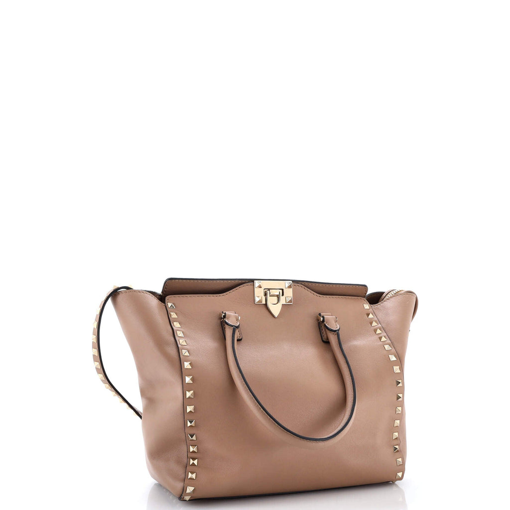 Rockstud Tote Soft Leather Medium