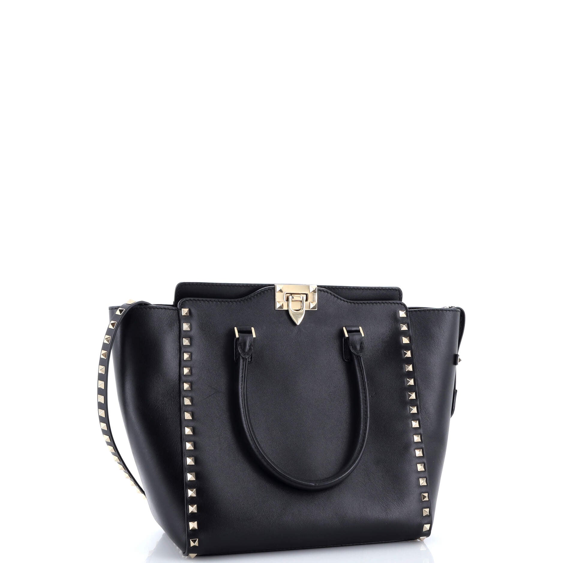 Rockstud Tote Rigid Leather Medium
