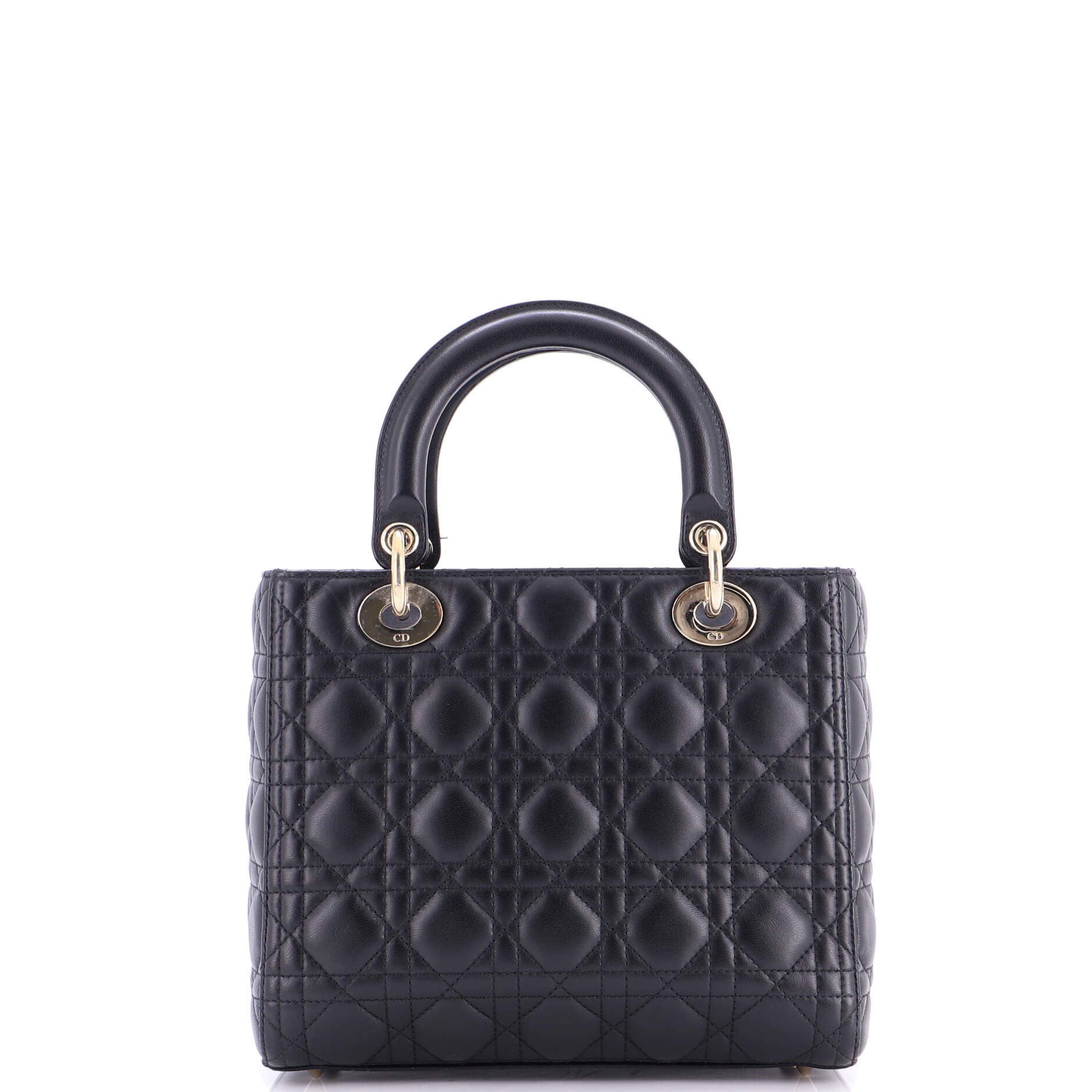 Lady Dior Bag Cannage Quilt Lambskin Medium