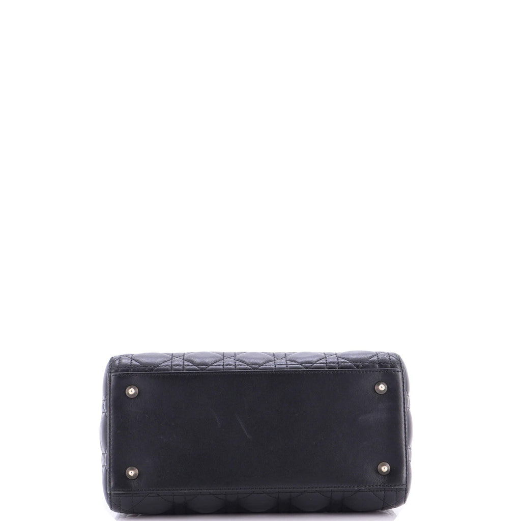 Lady Dior Bag Cannage Quilt Lambskin Medium