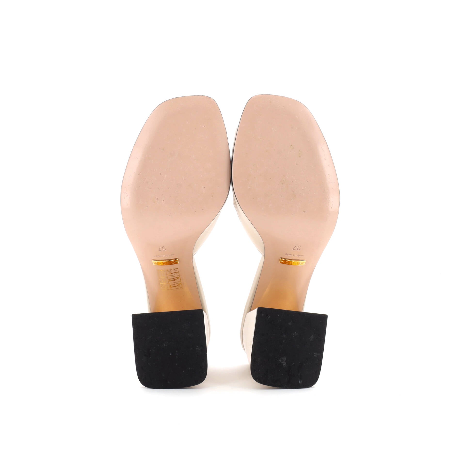 Women's Horsebit Block Heel Sandals Leather