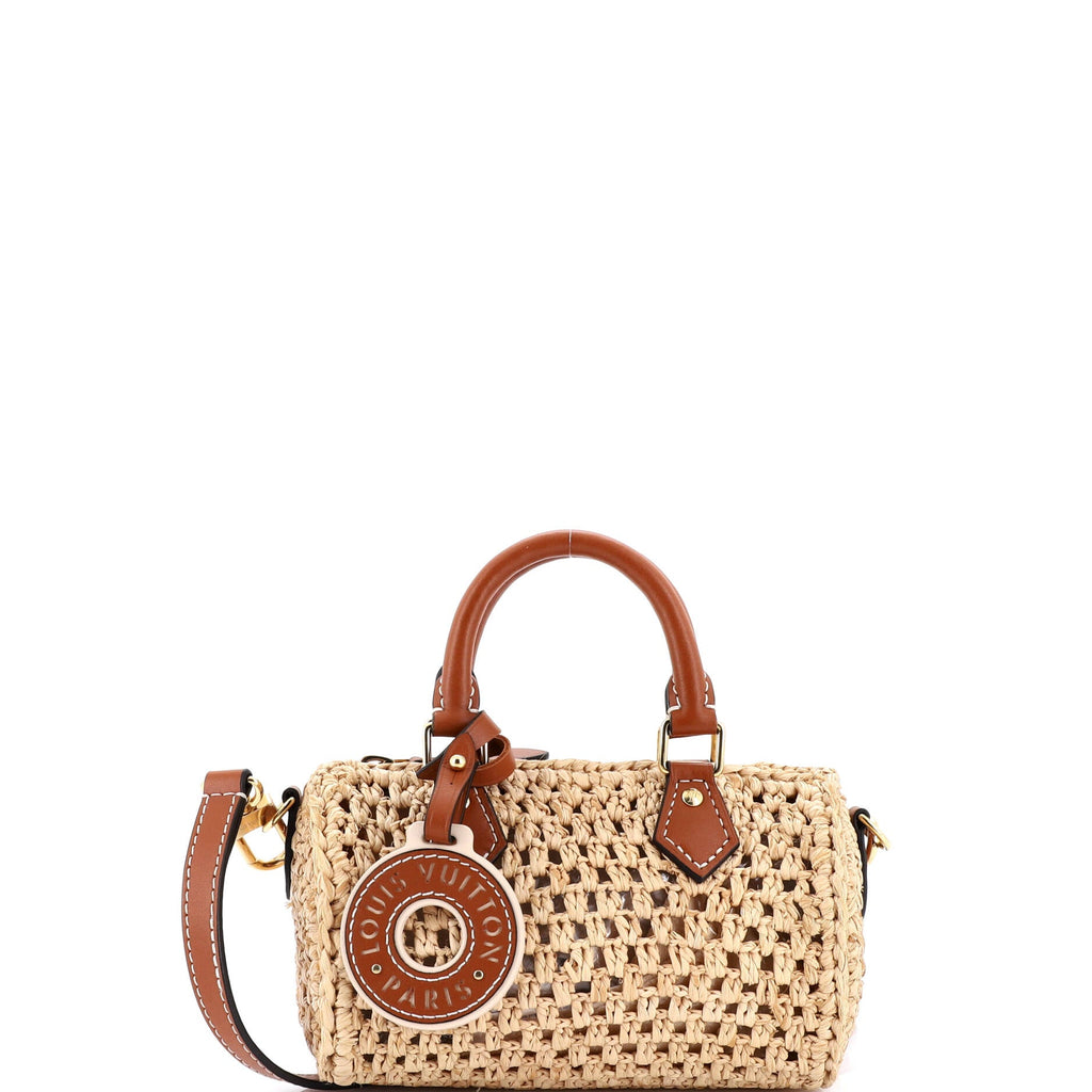 Speedy Bandouliere NM Bag Raffia Nano