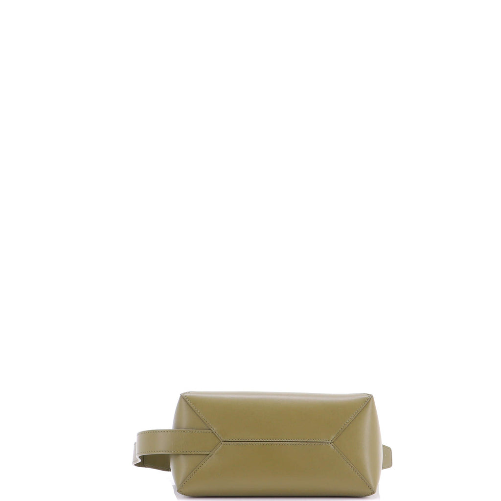 Puzzle Fold Wash Bag Leather