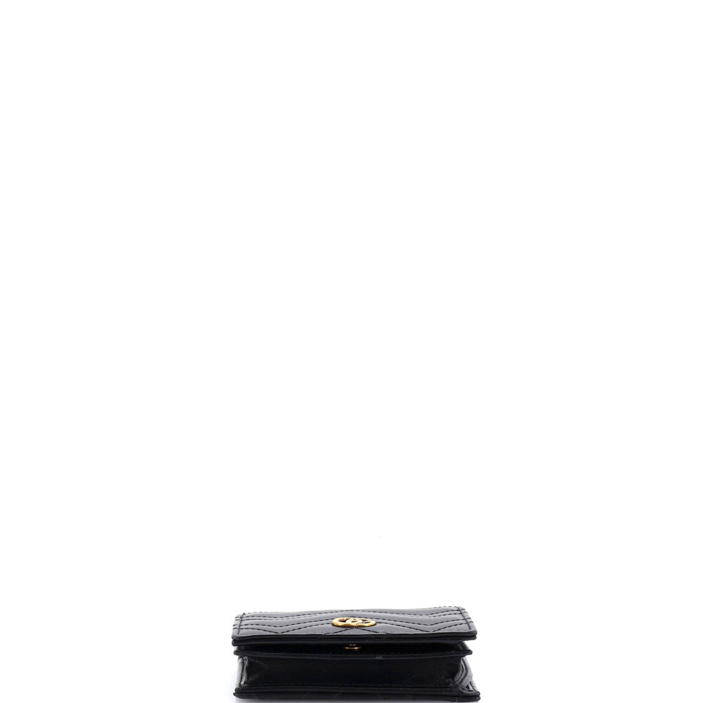 GG Marmont Trifold Wallet Matelasse Leather Compact