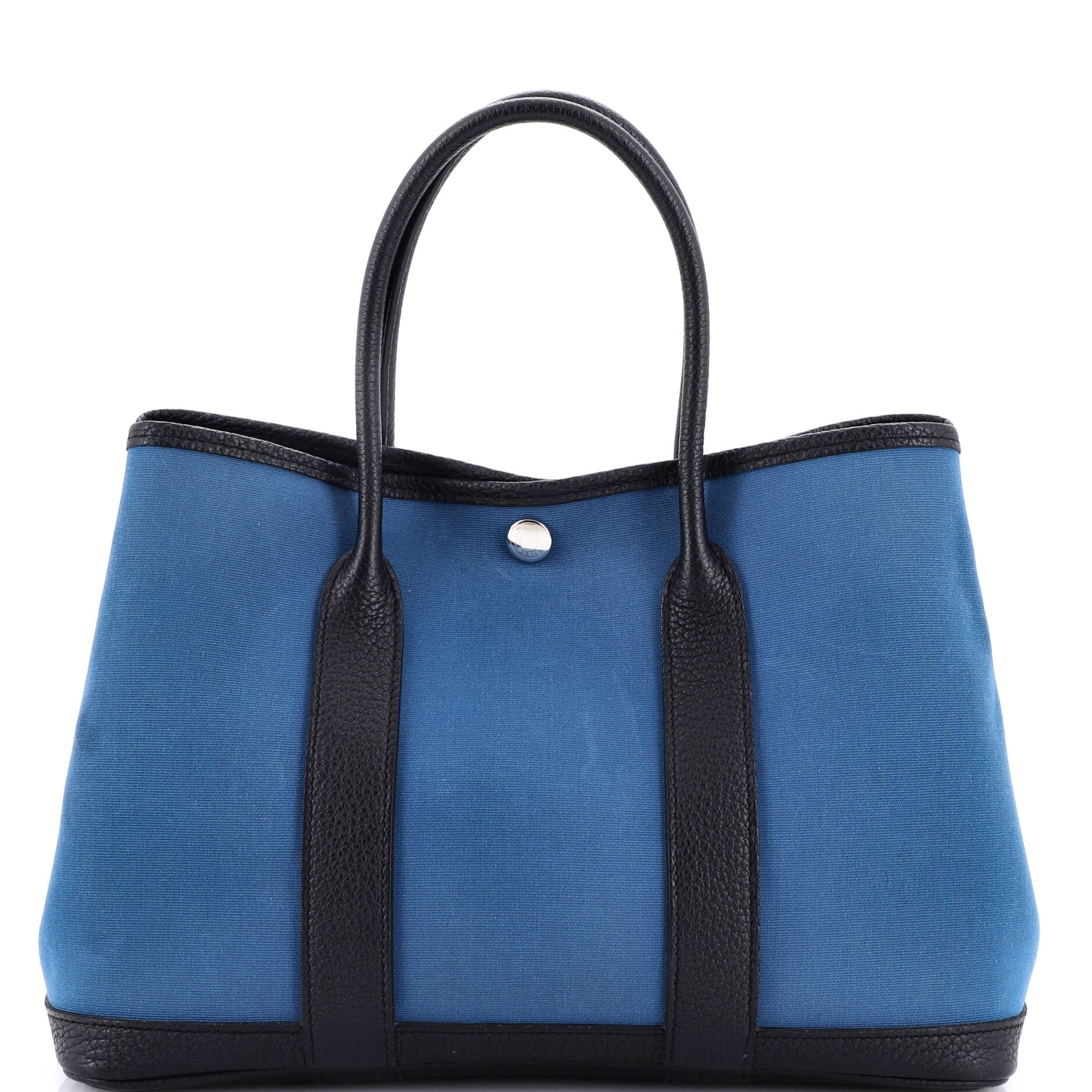 Garden Party Tote Toile and Leather 30