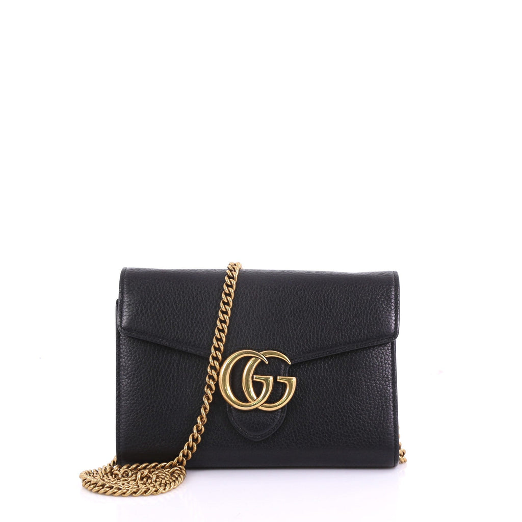 GG Marmont Chain Wallet Leather Mini