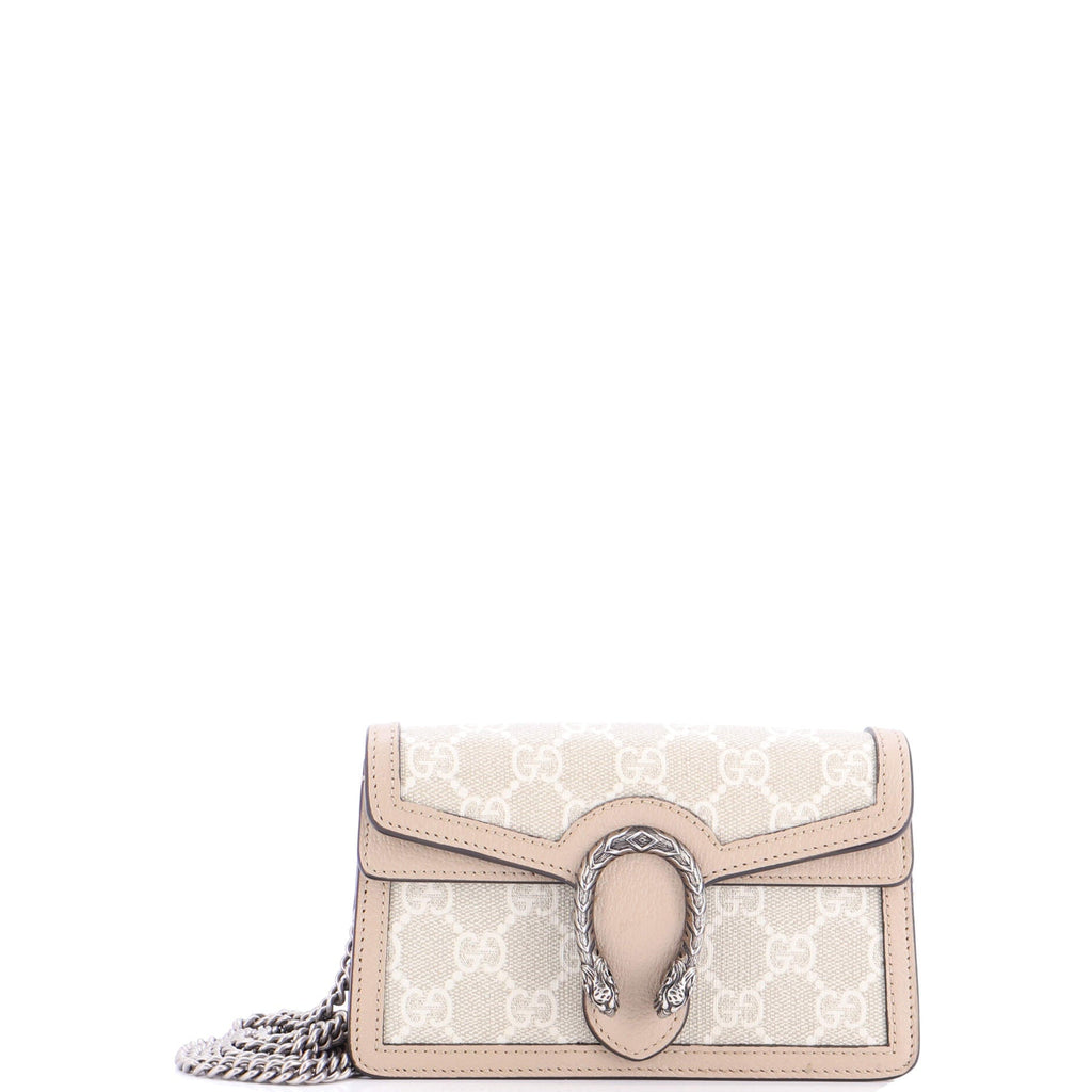 Dionysus Bag GG Coated Canvas with Leather Super Mini