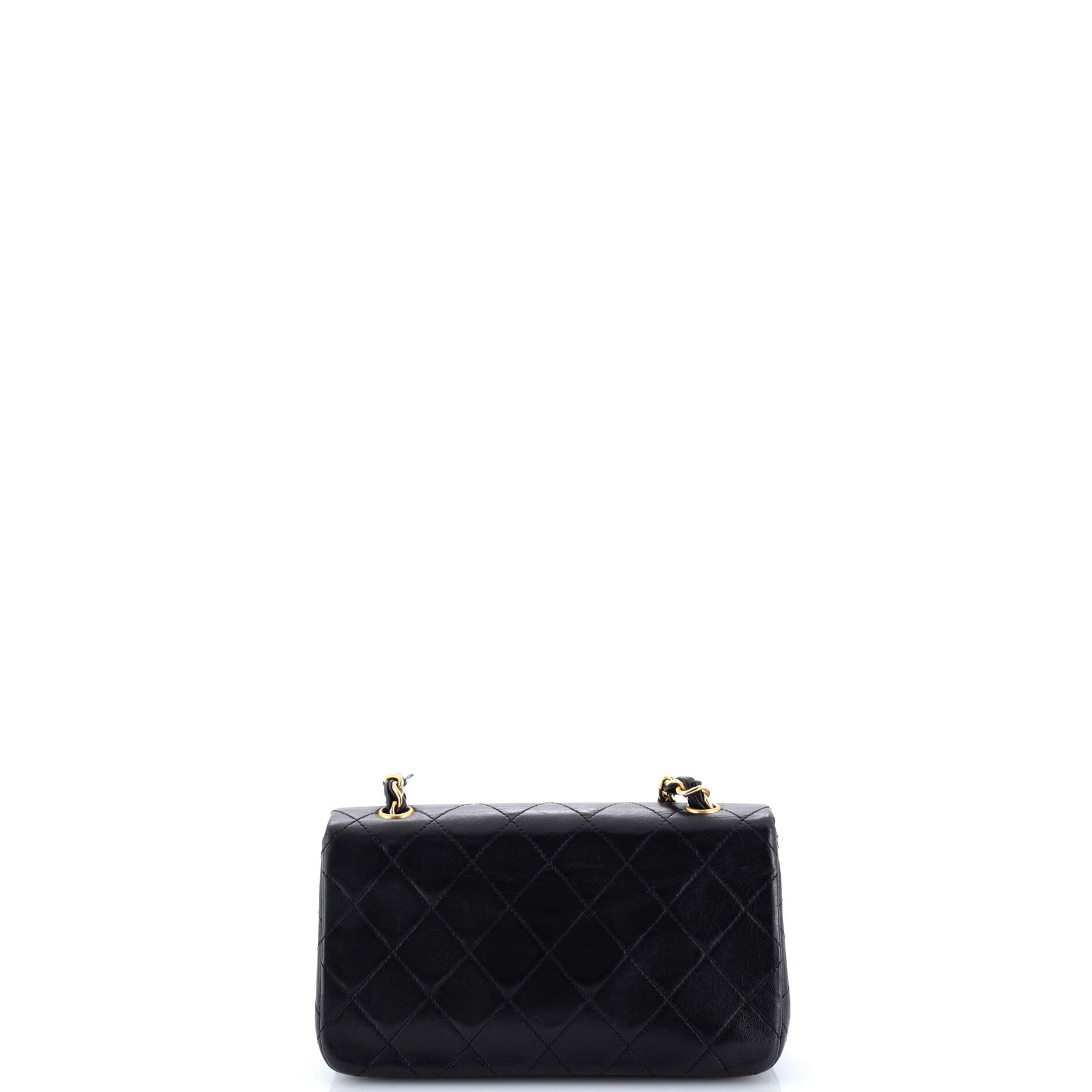 Vintage Full Flap Bag Quilted Lambskin Mini