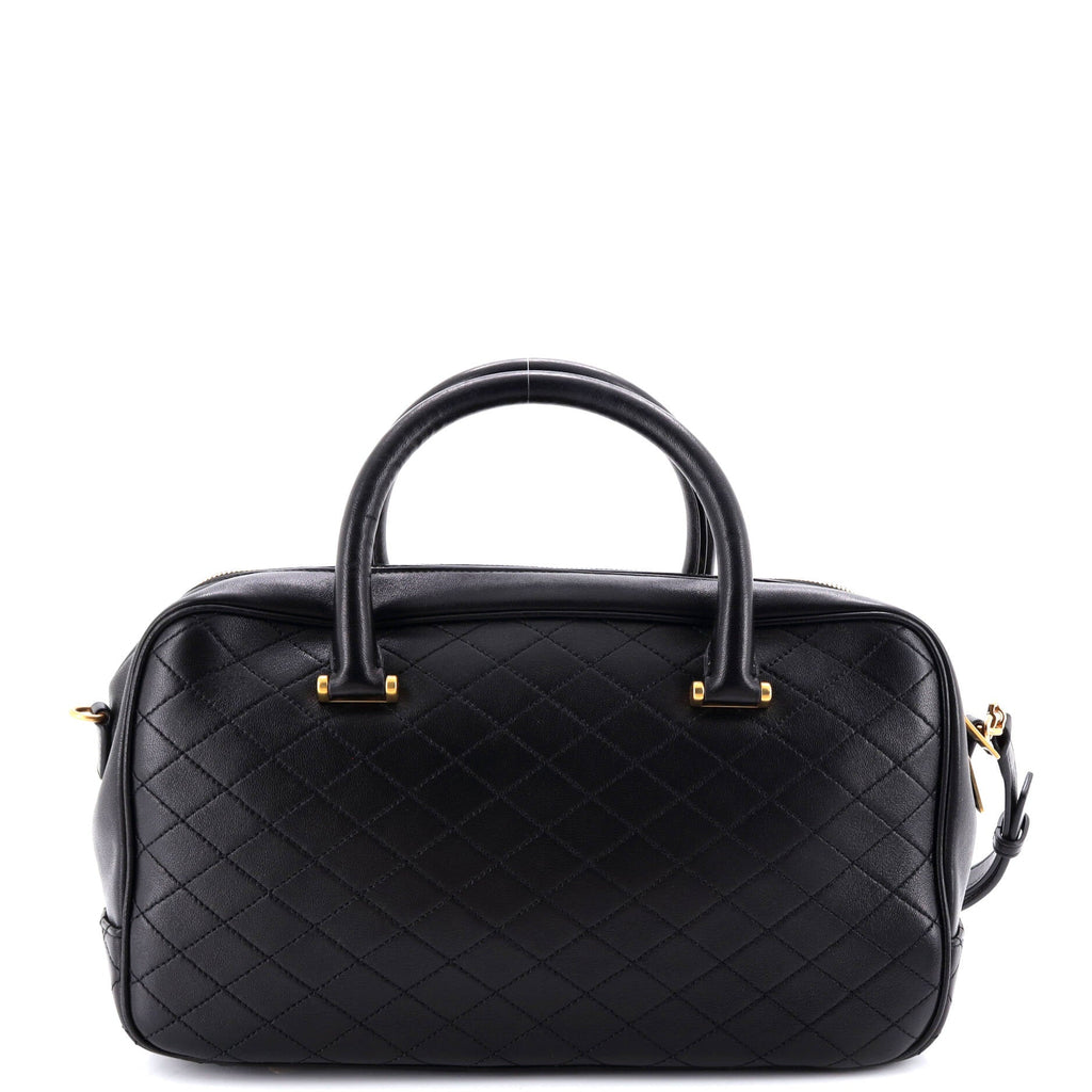 Lyia Duffle Bag Quilted Leather