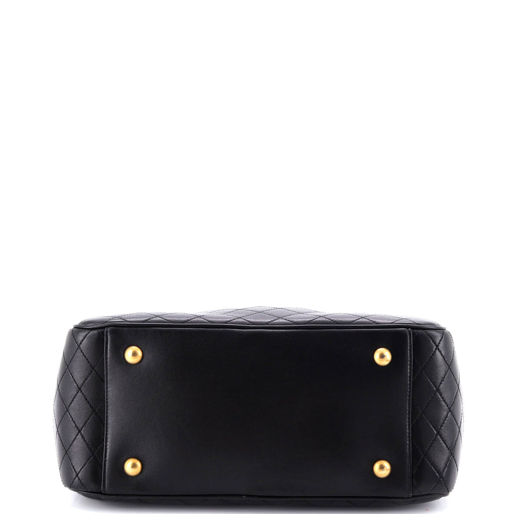 Lyia Duffle Bag Quilted Leather