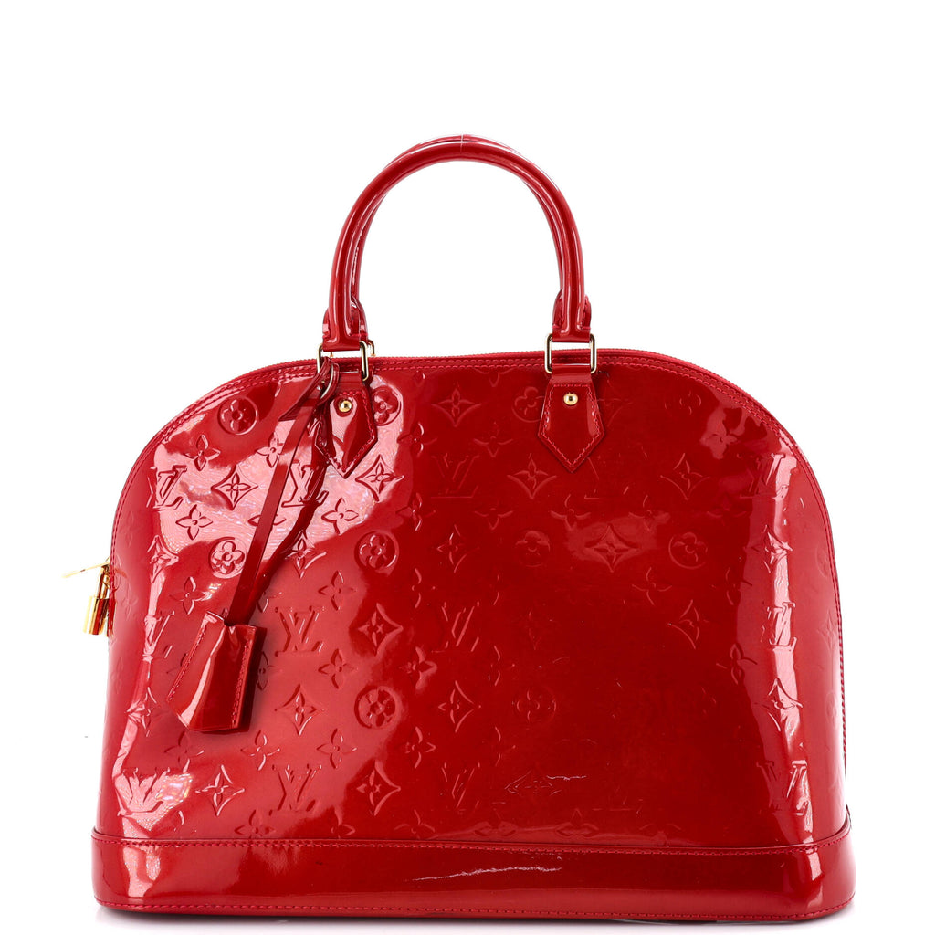 Alma Handbag Monogram Vernis GM