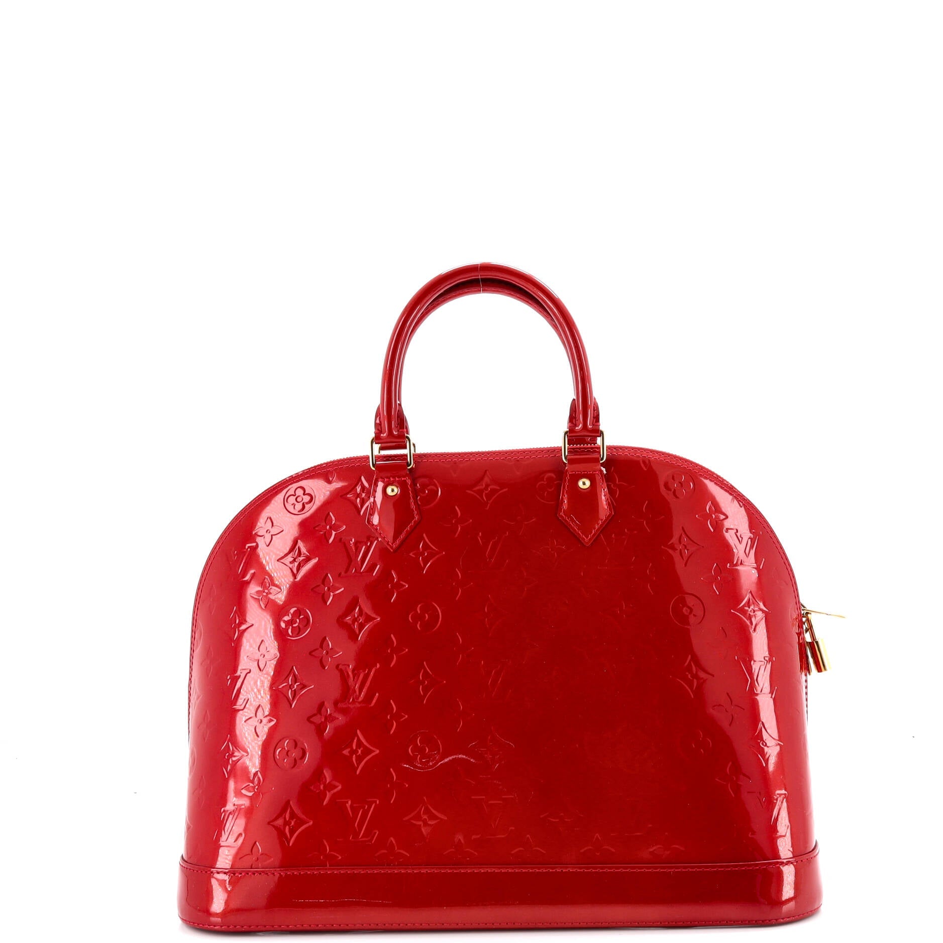 Alma Handbag Monogram Vernis GM