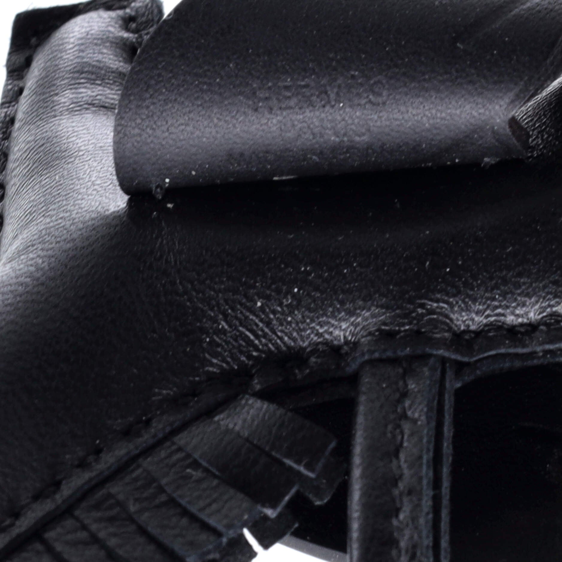 So Black Pegase Rodeo Bag Charm Leather PM