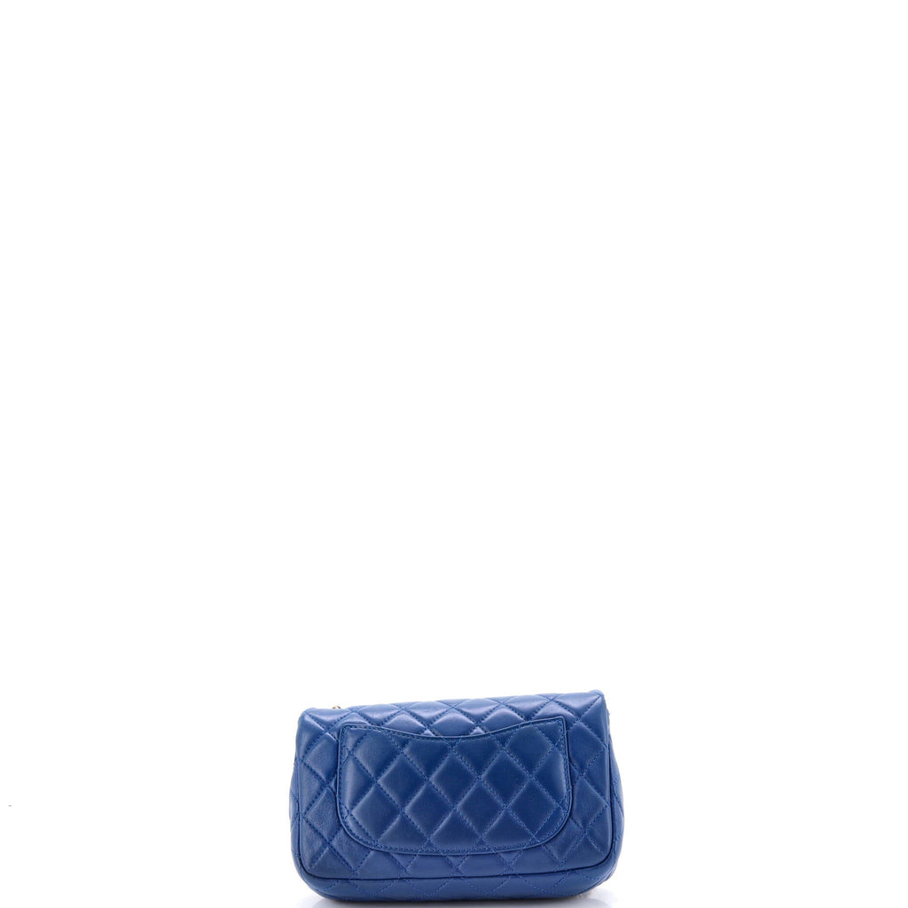 Pearl Crush Flap Bag Quilted Lambskin Mini