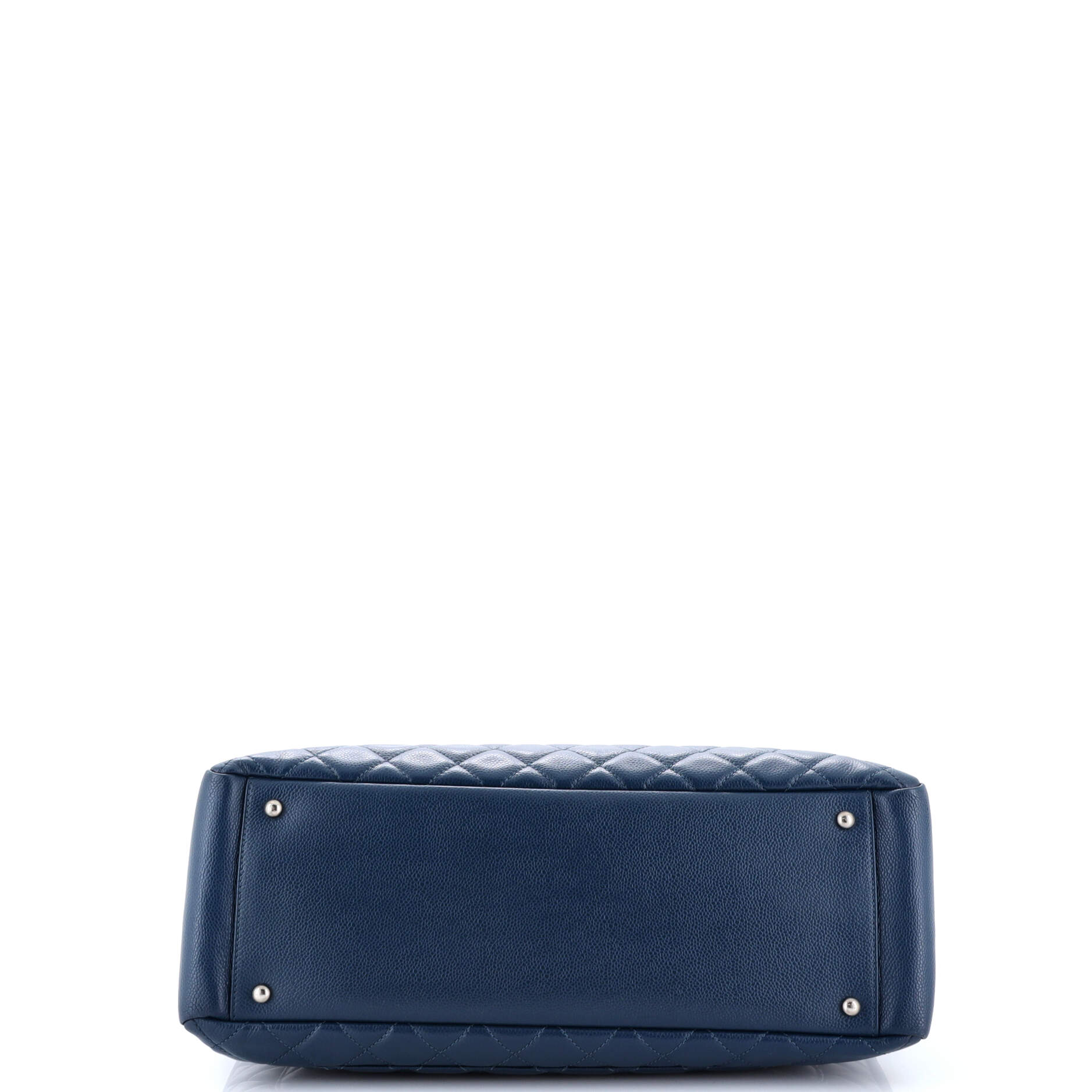 Grand Shopping Tote Quilted Caviar XL