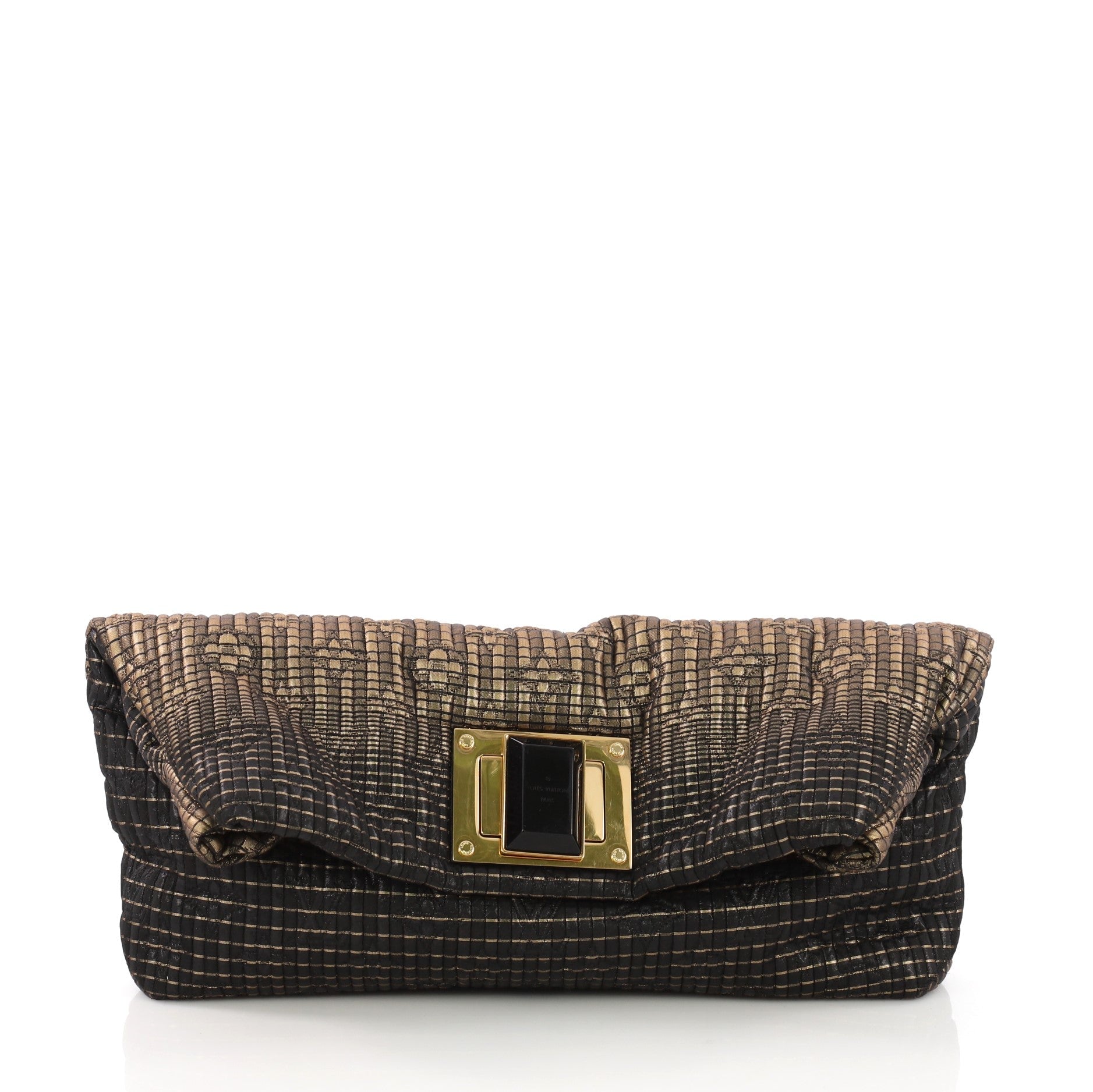 Altair Clutch Monogram Jacquard Textile
