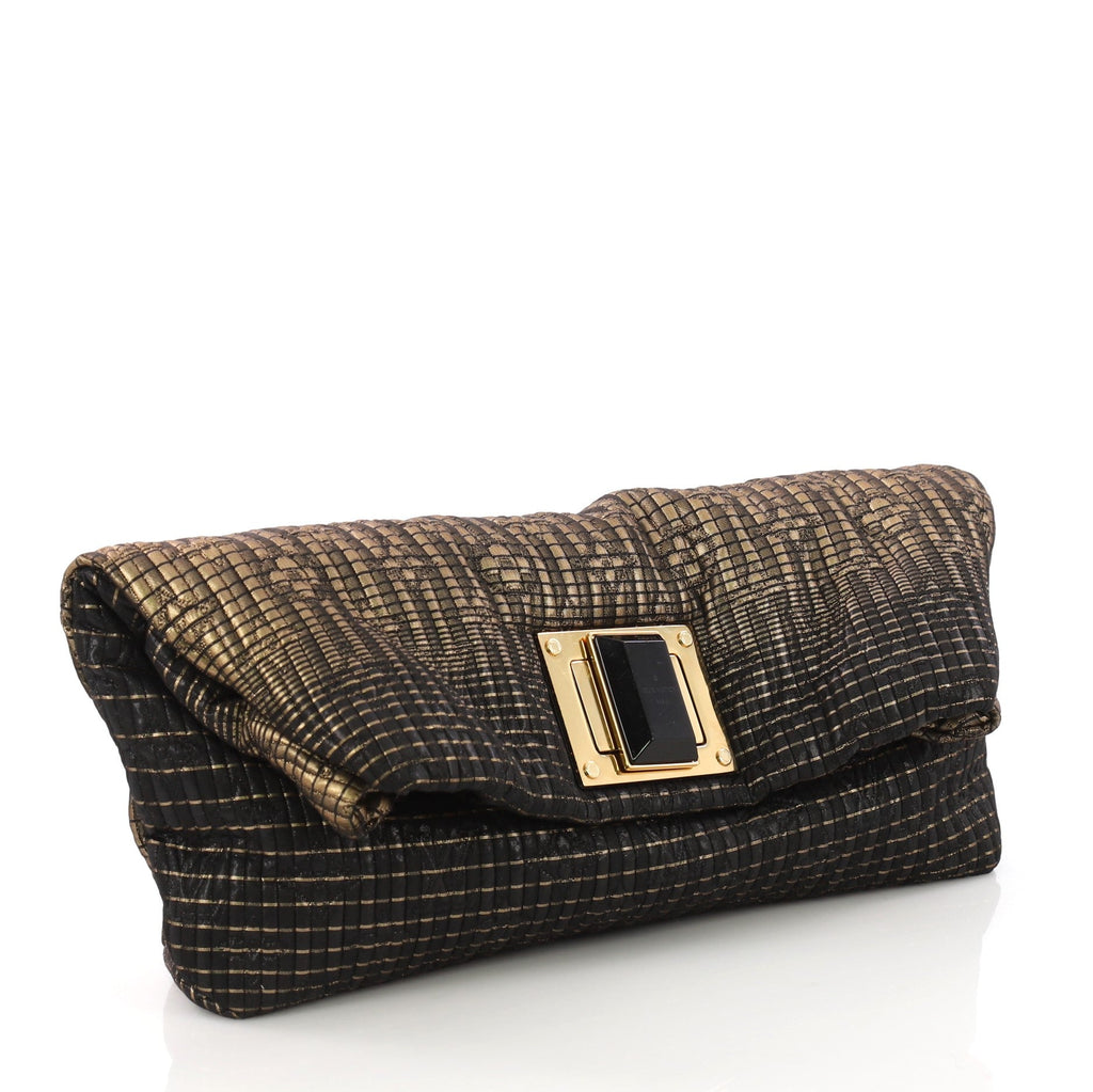 Altair Clutch Monogram Jacquard Textile