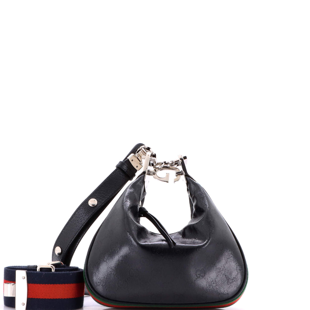 Attache Shoulder Bag Leather Small
