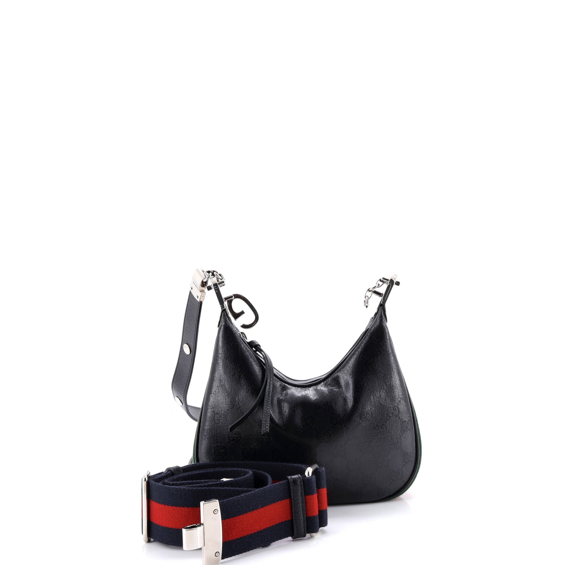 Attache Shoulder Bag GG Coated Canvas Small