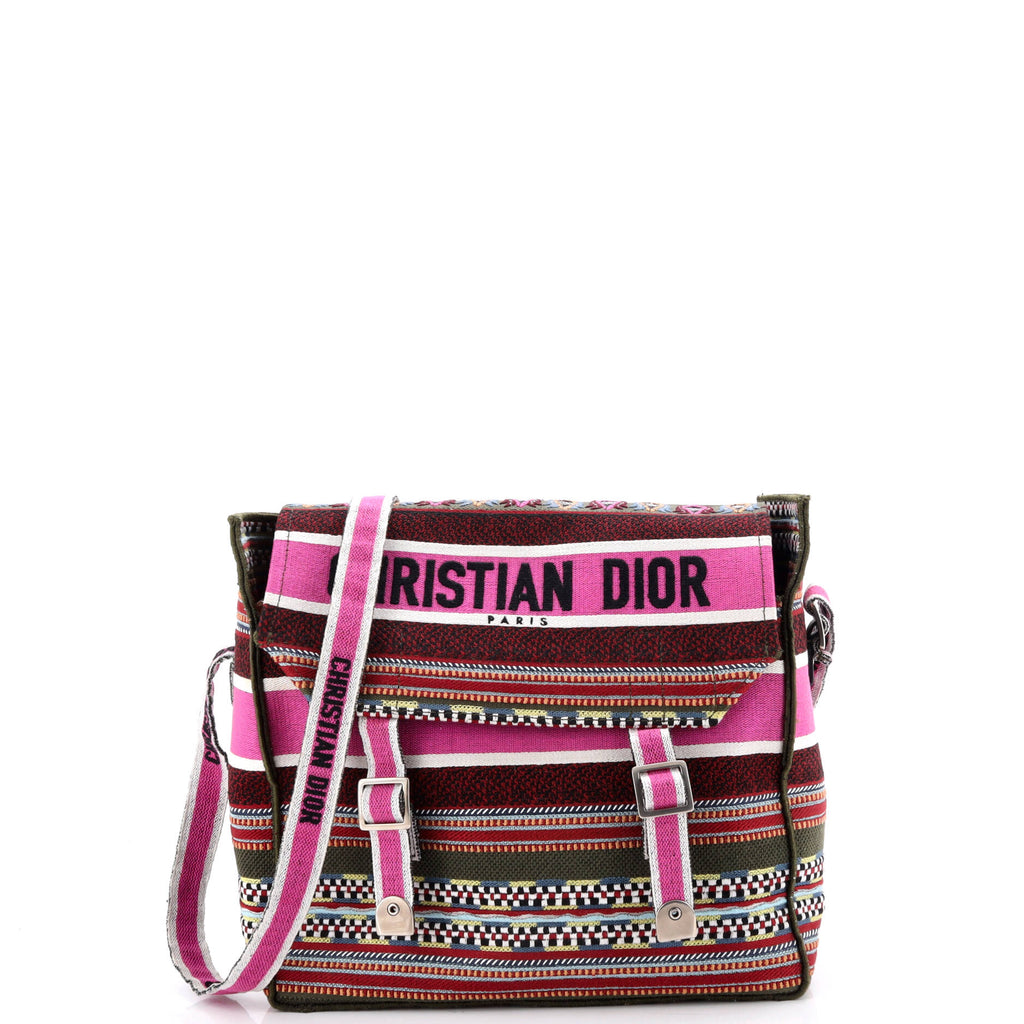 Diorcamp Messenger Bag Embroidered Canvas