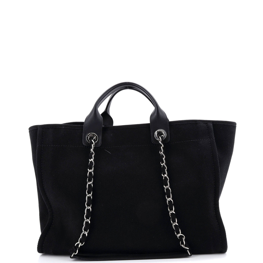 Deauville Tote Pearl Embellished Canvas Medium