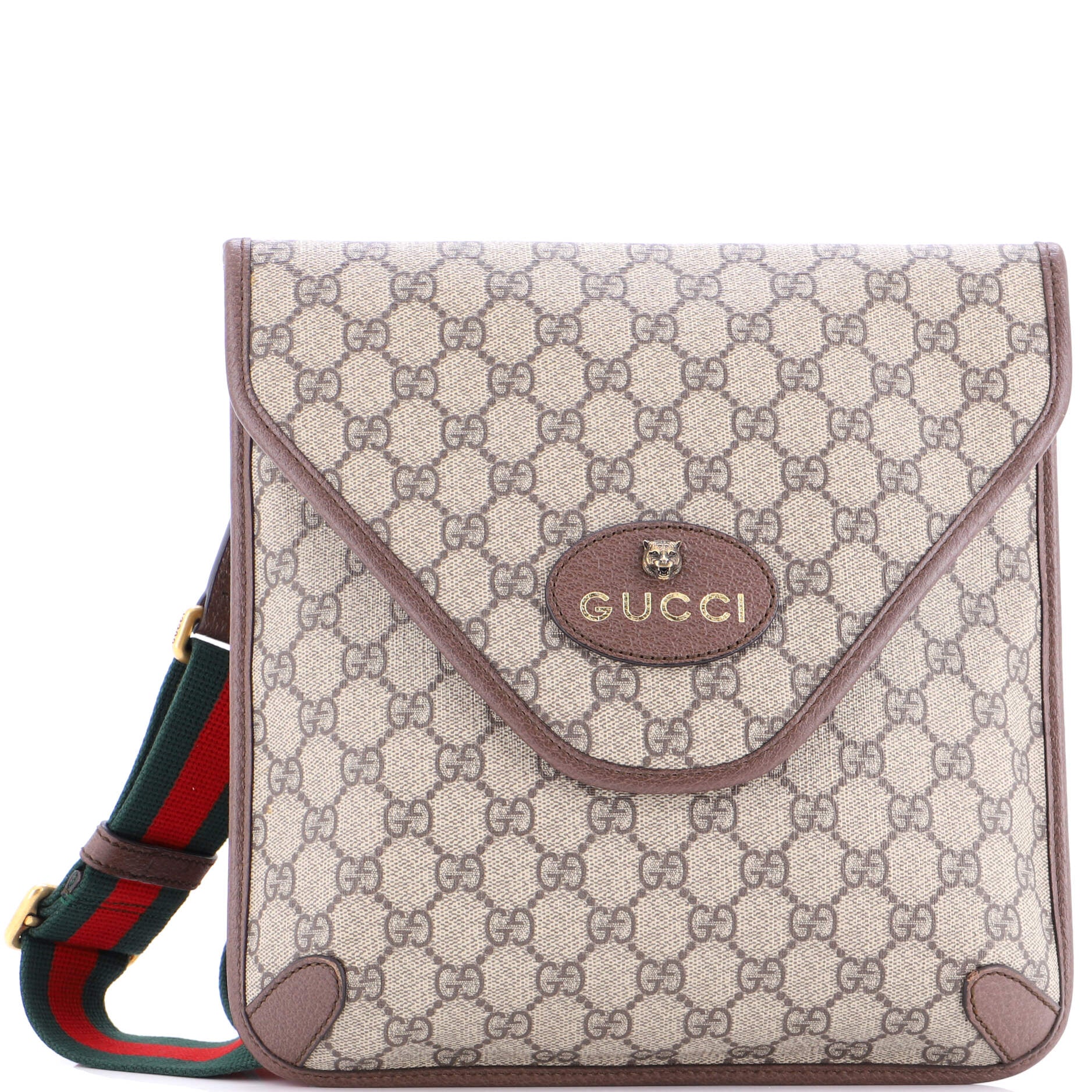 Neo Vintage Envelope Messenger GG Coated Canvas Medium