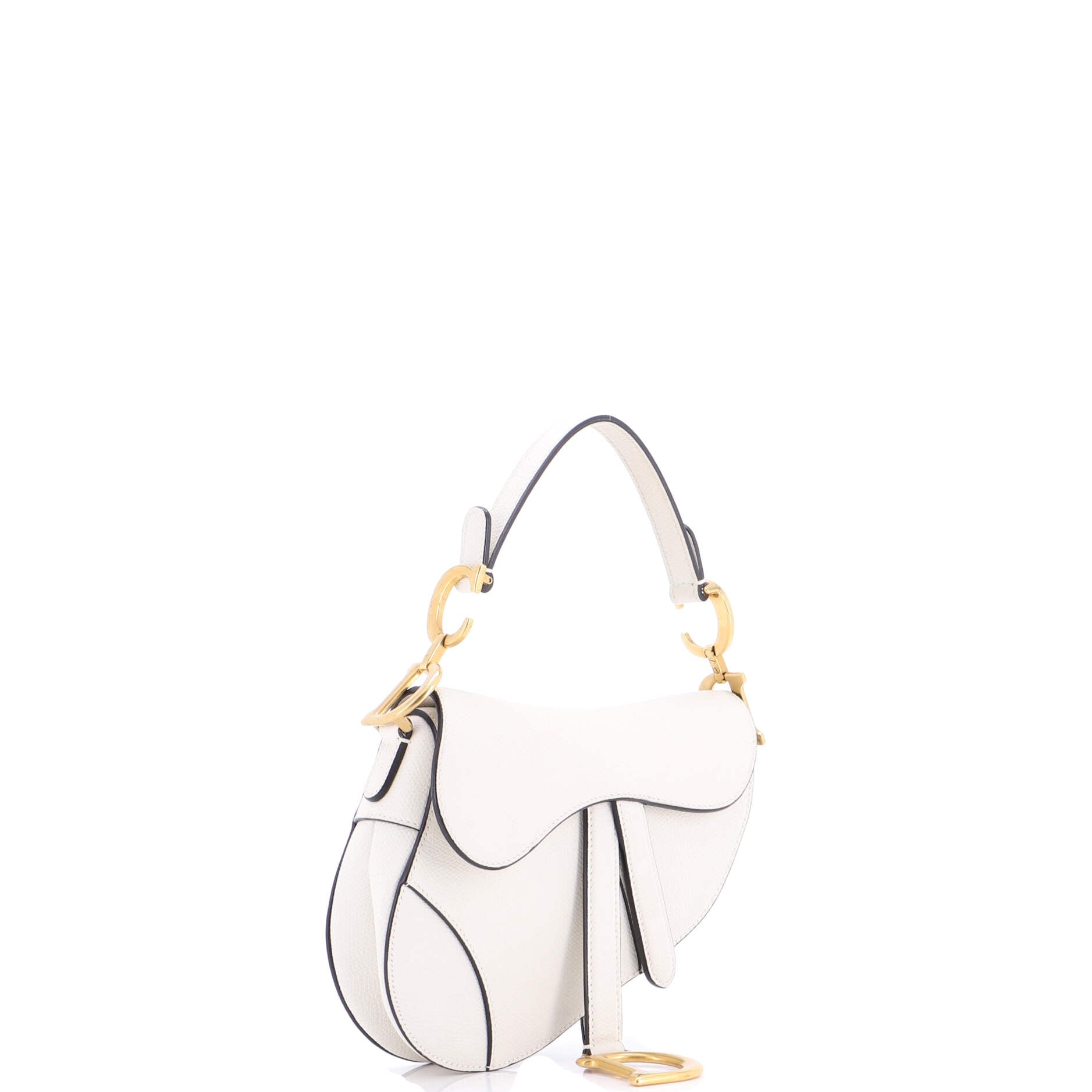 Saddle Handbag Leather Mini